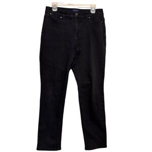 Talbots jeans Women's size 8 Ankle curvy
Black